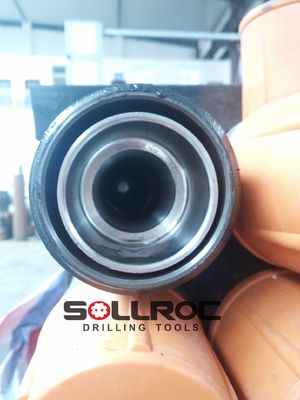 114 mm de diamètre 3 m de longueur Tuyau de forage RC à double paroi avec fil Metzke de 4' pour le forage d'échantillonnage de circulation inverse