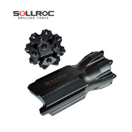 Traitement de carburation des boutons de marteau supérieur avec bouton rétracté pour le forage