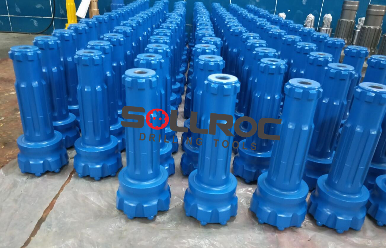 DHD340 115mm Down The Hole Water Well Drilling Bits In Blue Color